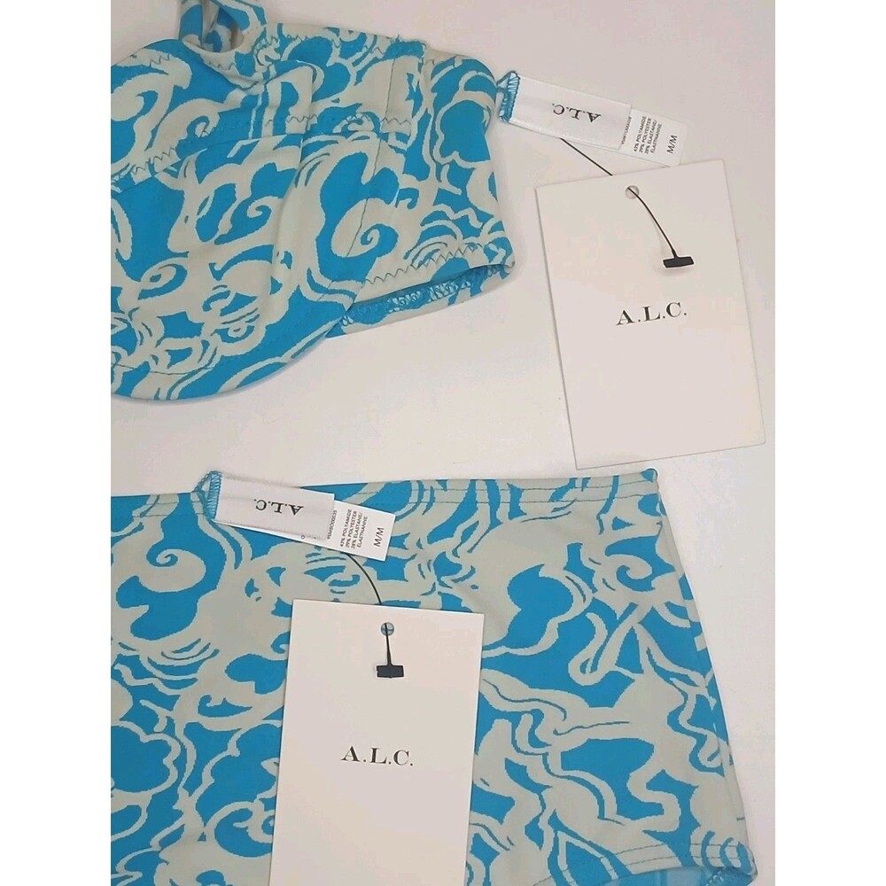 A.L.C. Swimsuit Sz M Bikini Underwire Adjustable High-waisted NWT $330 - Picture 10 of 16